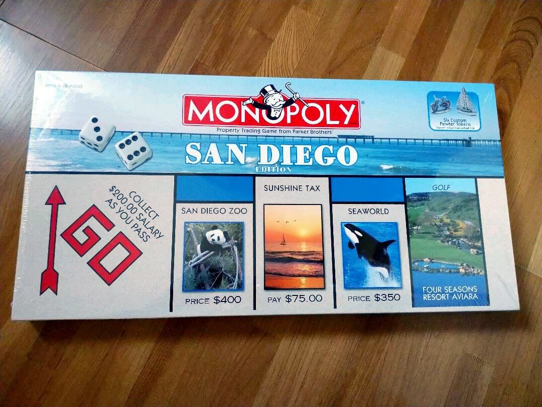 モノポリー　サンディエゴエディション　新品未開封