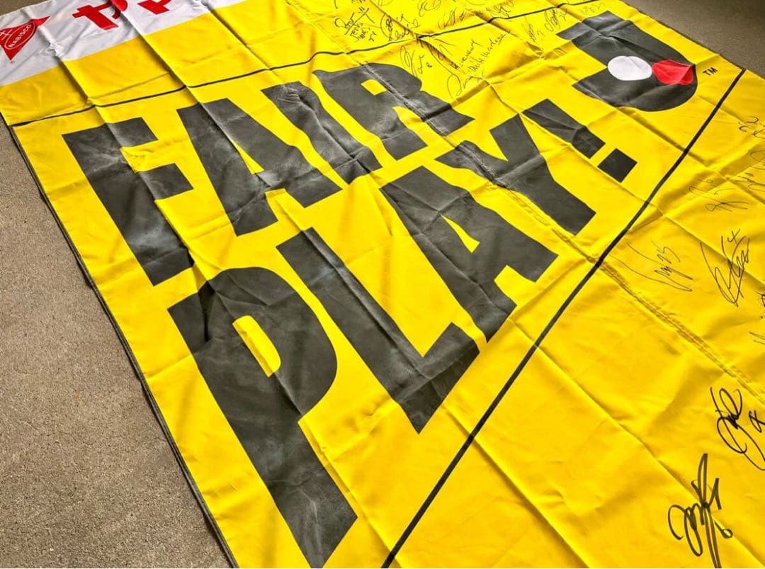 ②【限定品】清水エスパルスvsジュビロ磐田ヤマザキナビスコ杯フェアプレイフラッグ