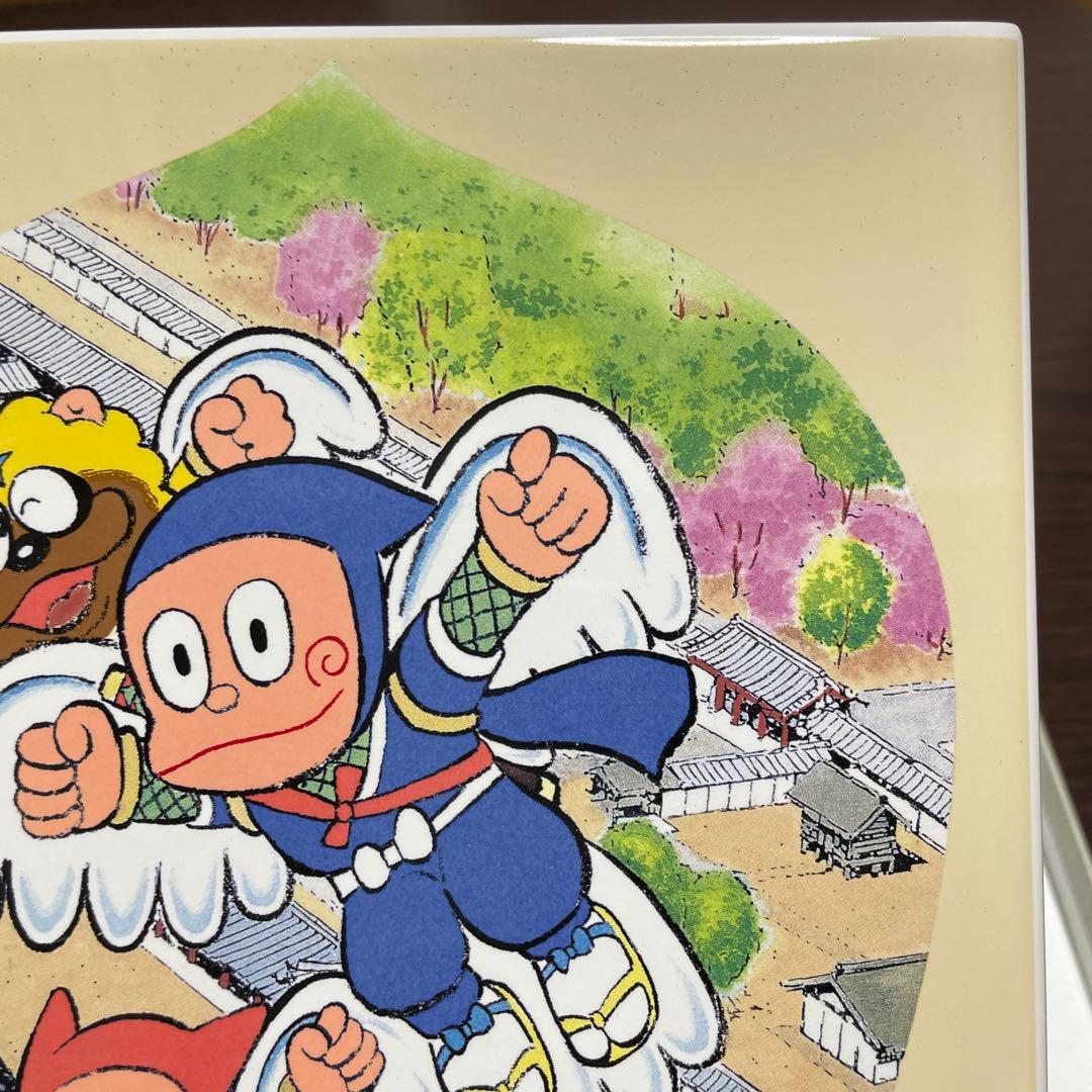 ＊忍者ハットリくん＊稚児散華陶板画・薬師寺奉賛会・箱入り・スタンド付き・