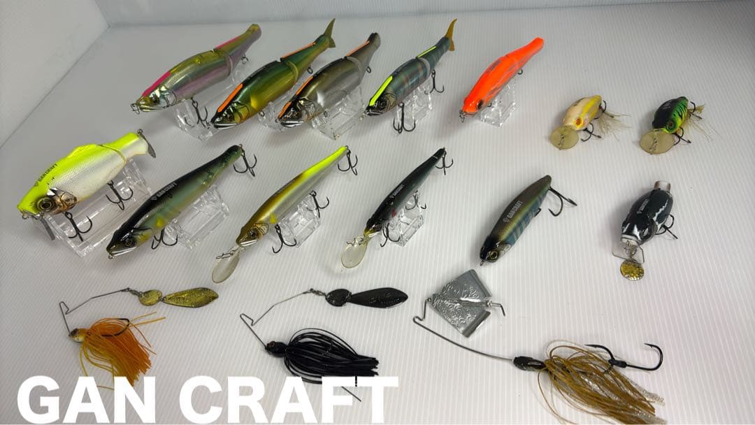 ブラックバス ビッグベイトなどハードルアー53点セット