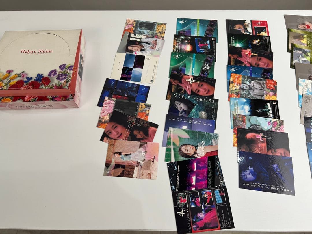 椎名へきる　トレーディングカード3BOX ビデオ4本　セット