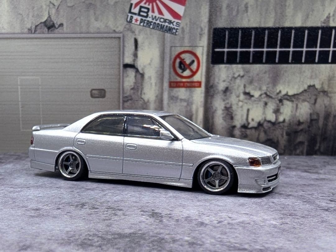 ホビージャパン TOYOTA CHASER ツアラーV カスタム シルバー