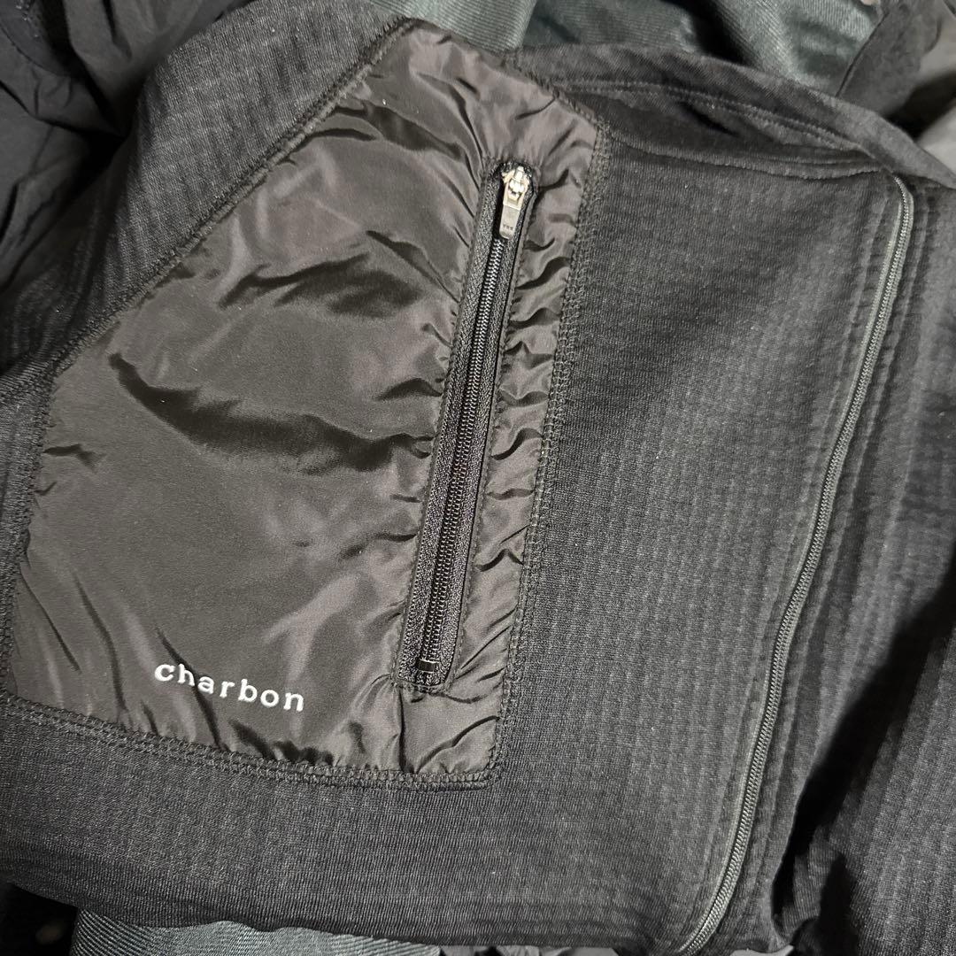 charbon シャルボン　ジップアップフーディ