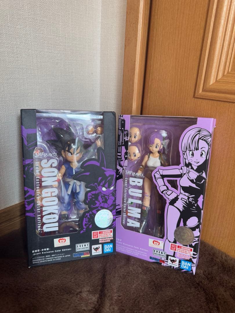 S.H.F 孫悟空 少年期 & ブルマ 海外限定