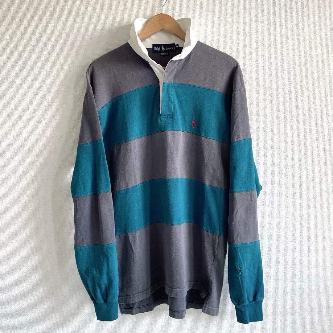 希少オールド　RALPH LAUREN ラガーシャツ 80s 90s USA製