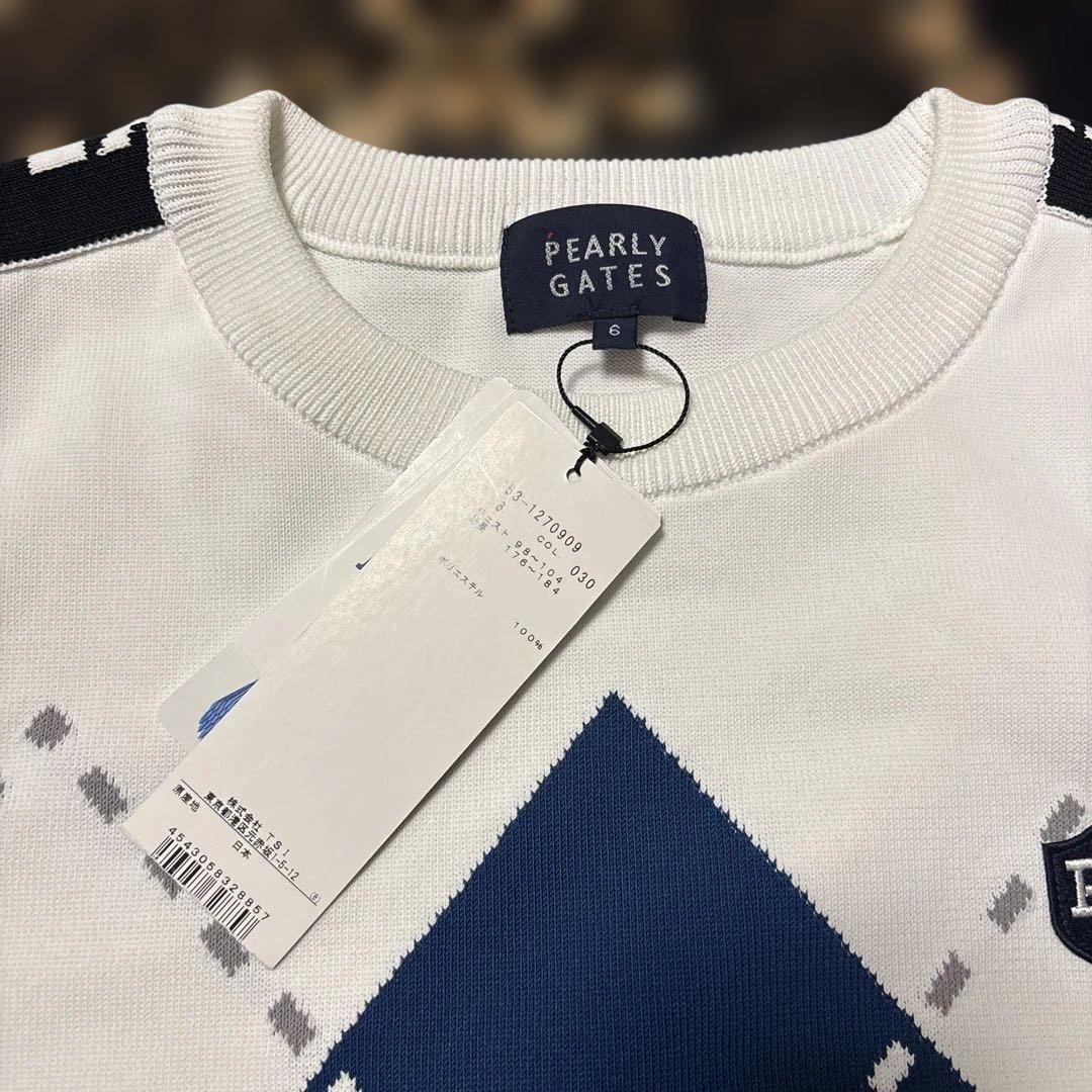 PEARLY GATES 　アーガイル柄　セーター 　サイズ6
