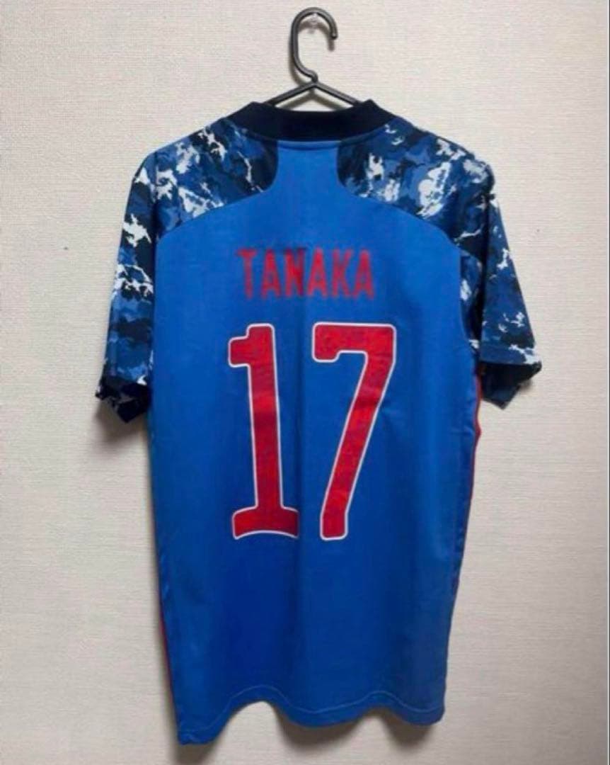 サッカー日本代表ユニフォーム　#17田中碧　2021アジア最終予選