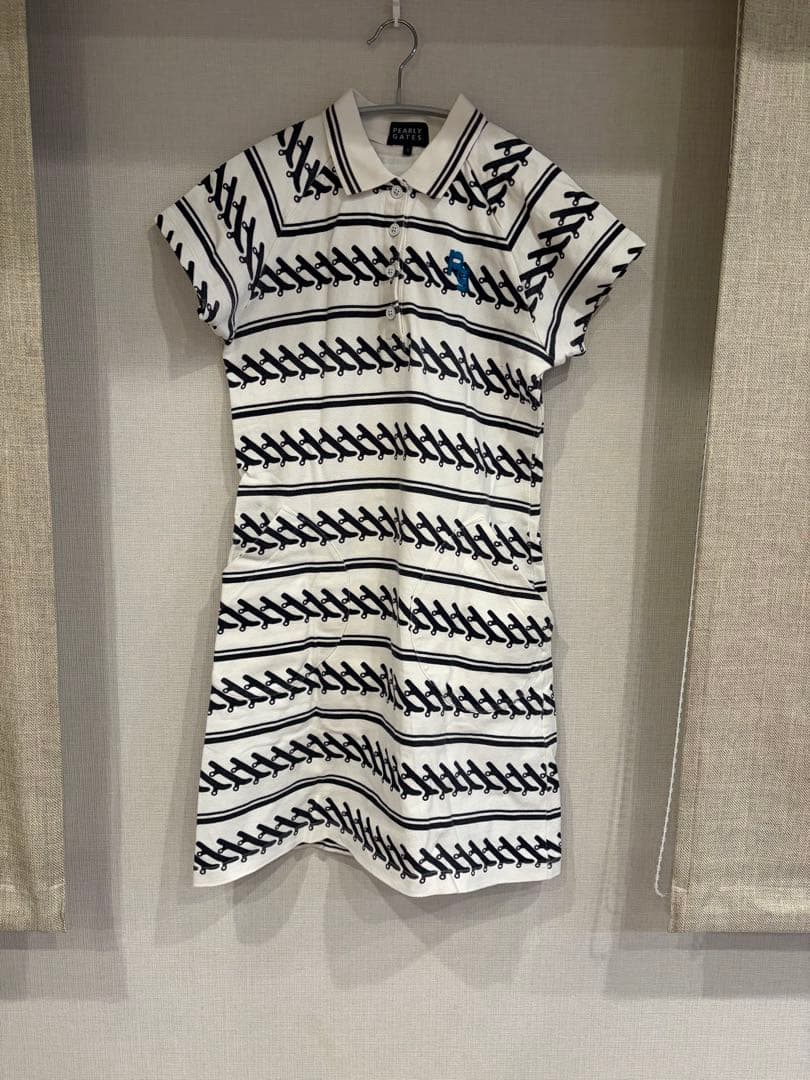 PEARLY GATES ストライプワンピース M