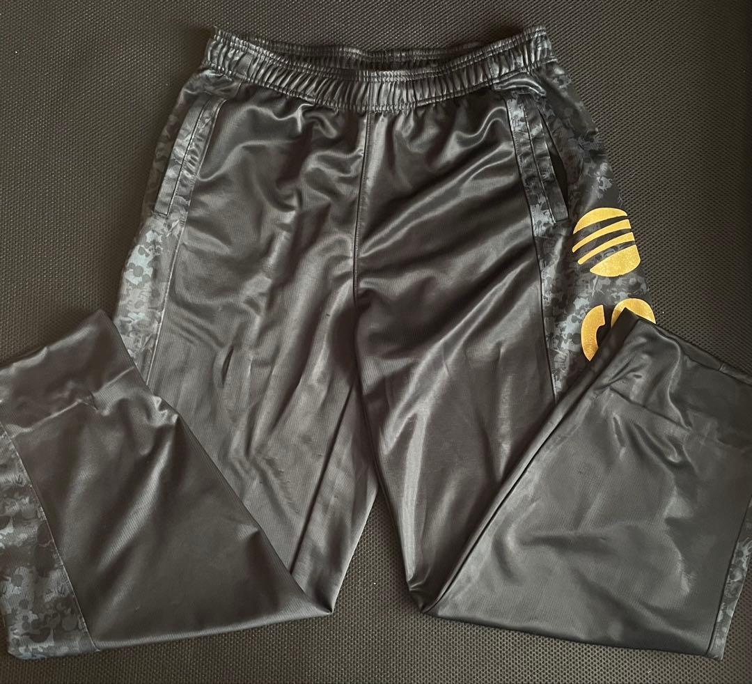 【希少】adidas ジャージ セットアップ 金 黒