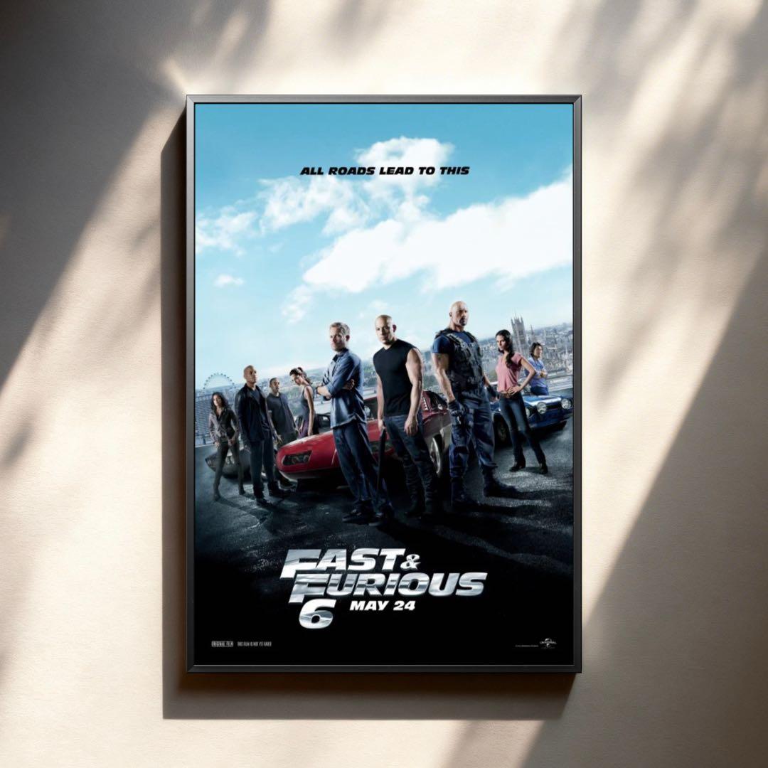 *枚数限定*映画館用片面印刷ポスターUS版:ワイルドスピード ユーロミッション