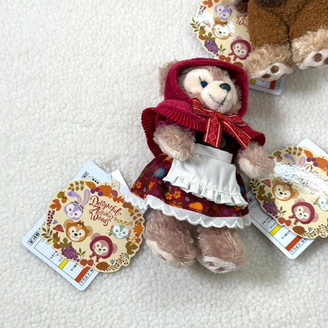 秋のぼうけん　TDL TDS期間限定ぬいぐるみバッジステラルー４体セット