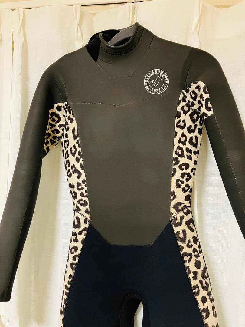 ビラボン レディース セミドライ 5×3mm バックジップ L 修理済み