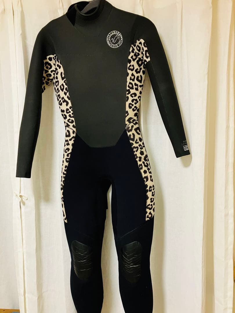 ビラボン レディース セミドライ 5×3mm バックジップ L 修理済み