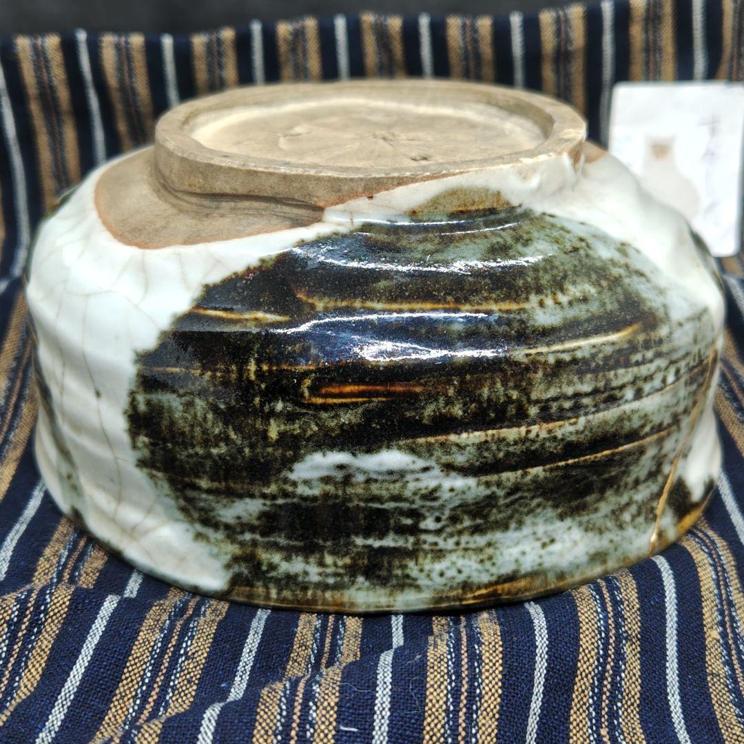 古万古焼、御所丸茶碗(元箱、包み古布付)