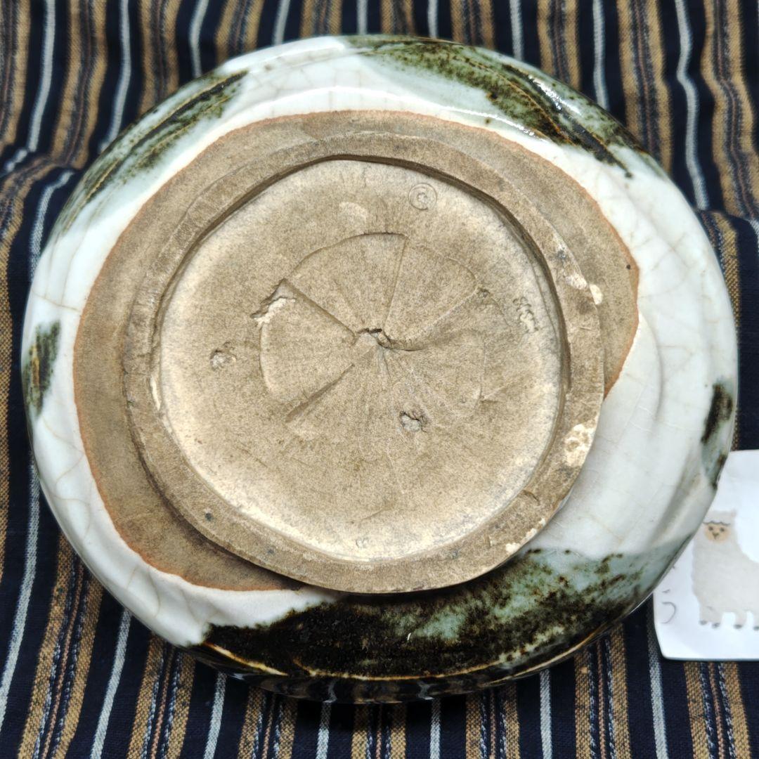 古万古焼、御所丸茶碗(元箱、包み古布付)