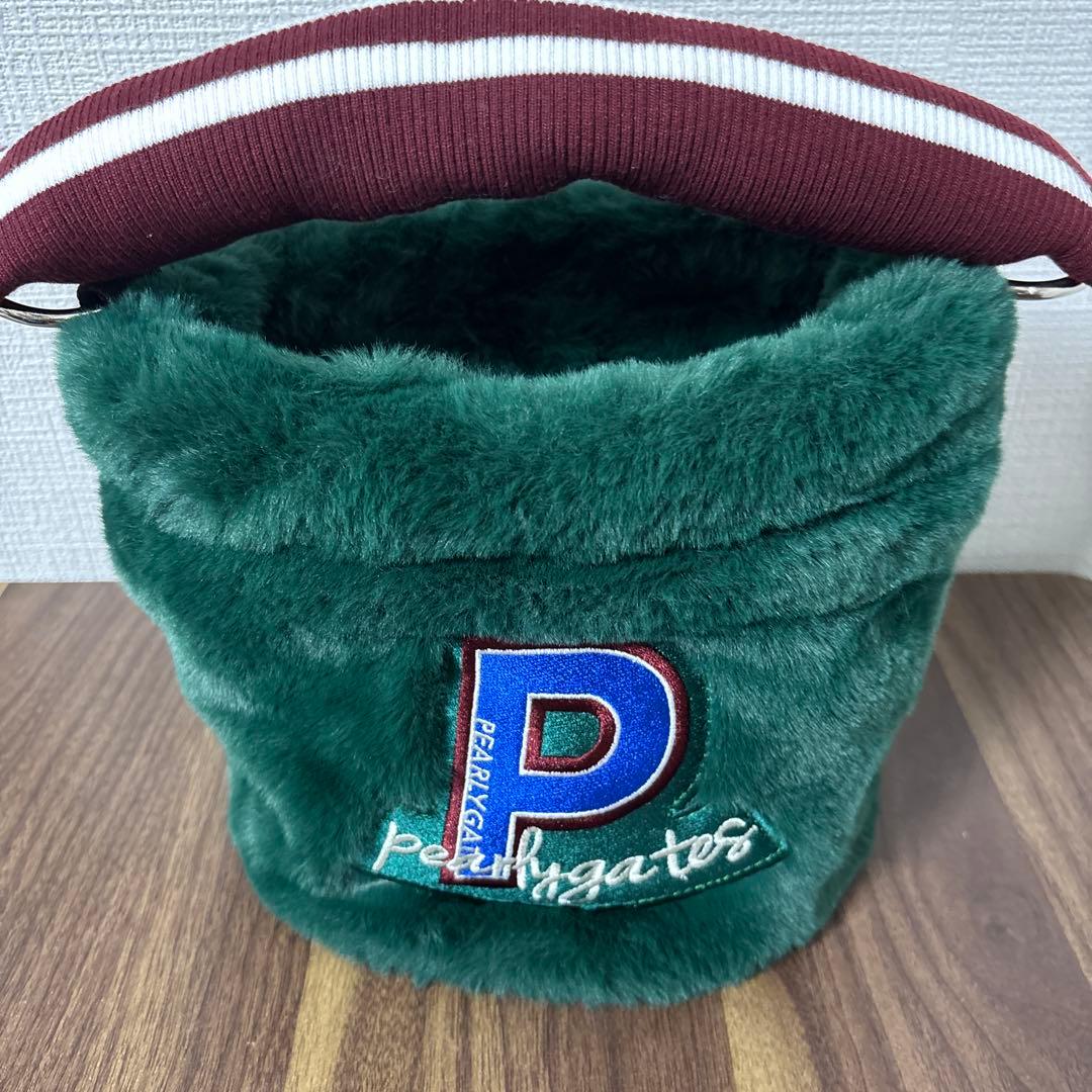 新品 パーリーゲイツ フェイクファーカートバッグ (UNISEX)