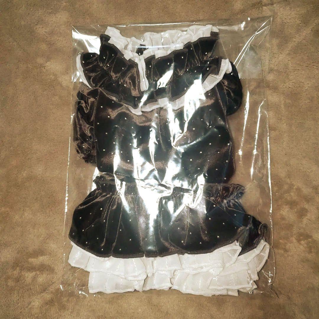 【新品タグ付き未開封】ゴッドピバ新作ドットプリマワンピースSMサイズブラウン