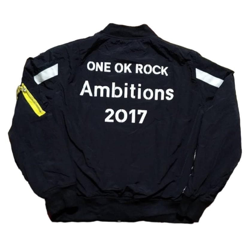 新品　訳あり　ONE OK ROCK ambitions ma-1 Lサイズ