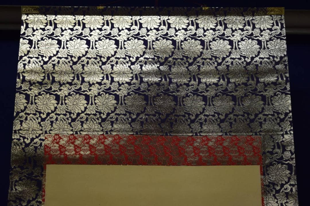 真作/白浄/十三佛図/桐共箱付/布袋屋掛軸HH-896