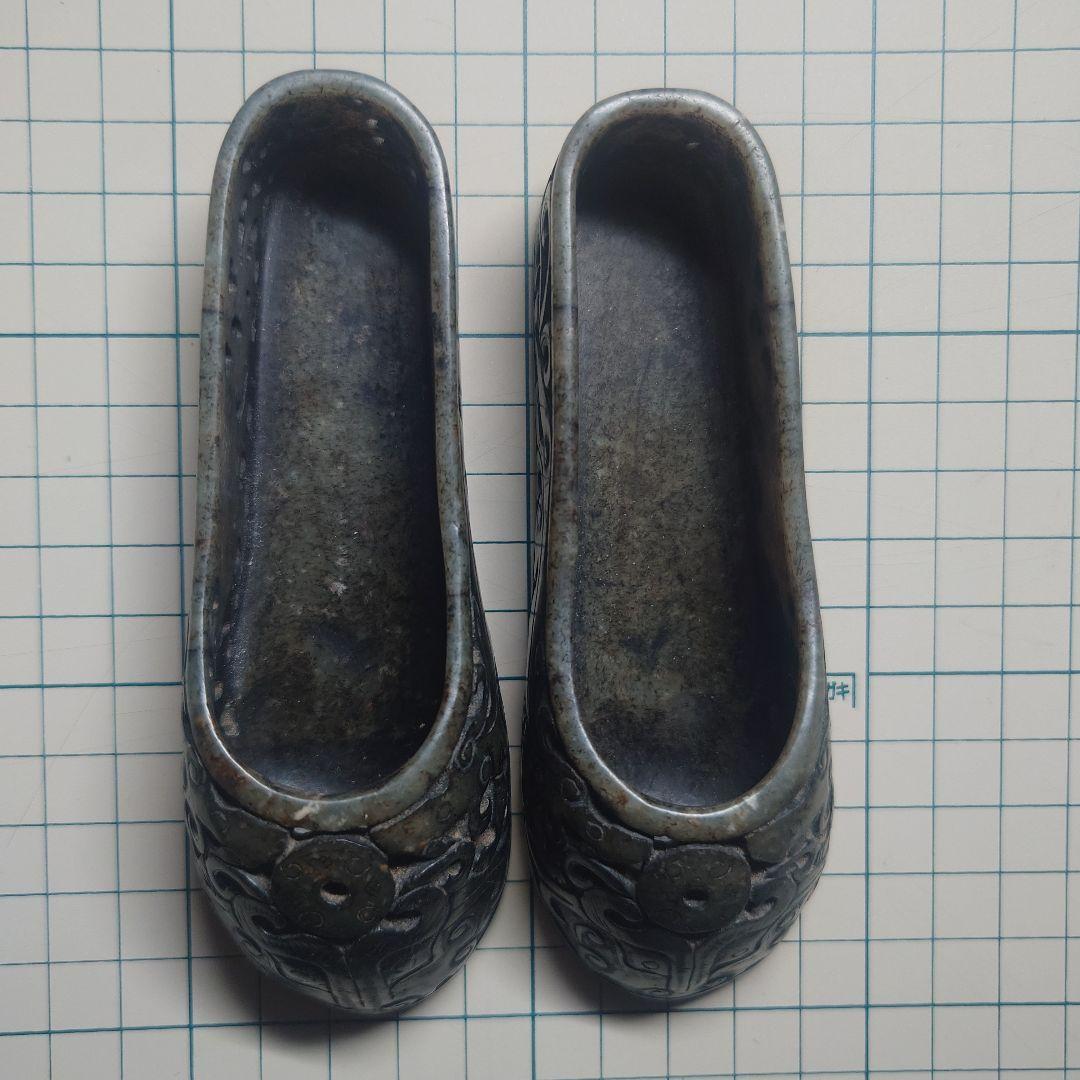 玉石の靴 中国玉石彫刻