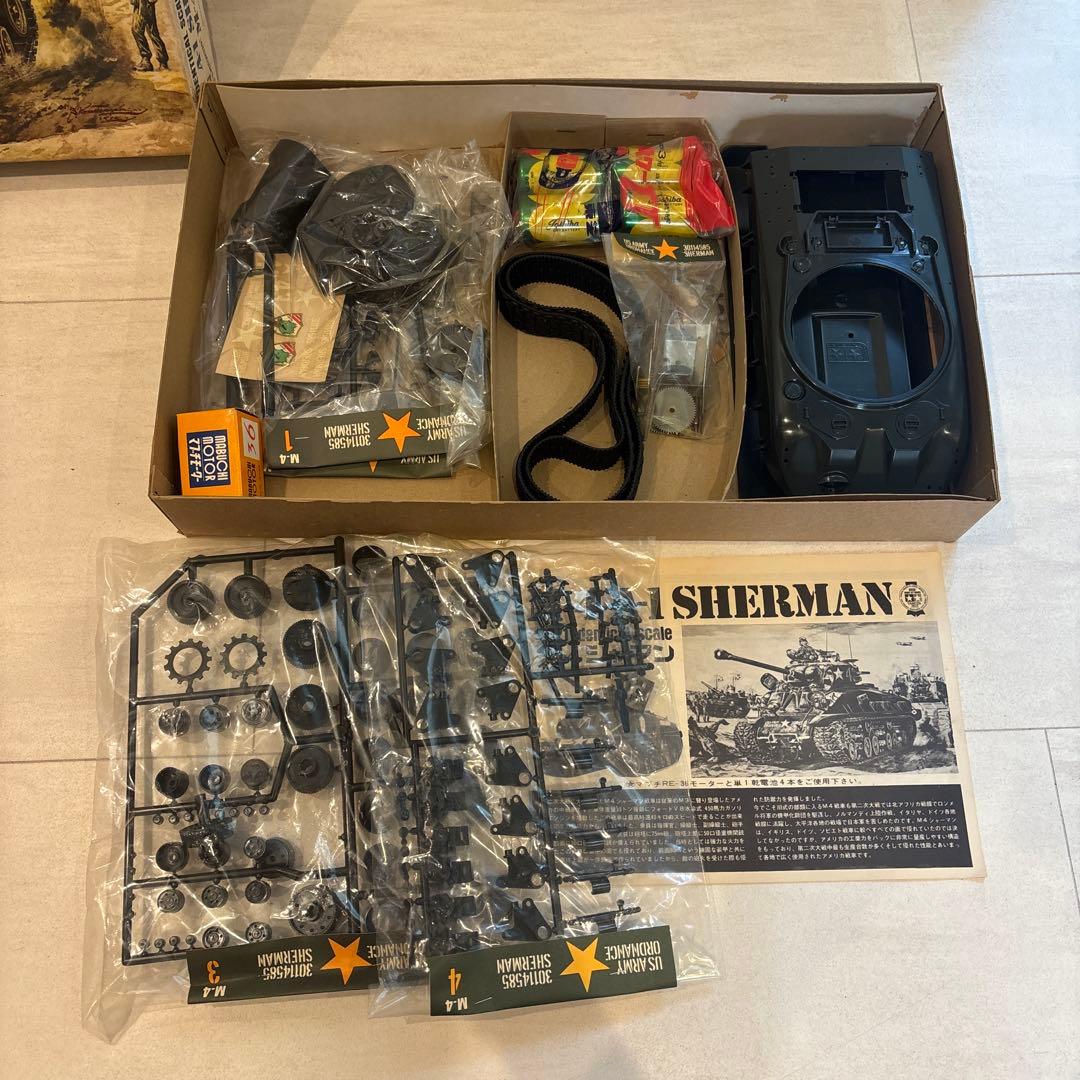 【旧タミヤ】１／２１　デラックスシリーズ　Ｍ－４シャーマン