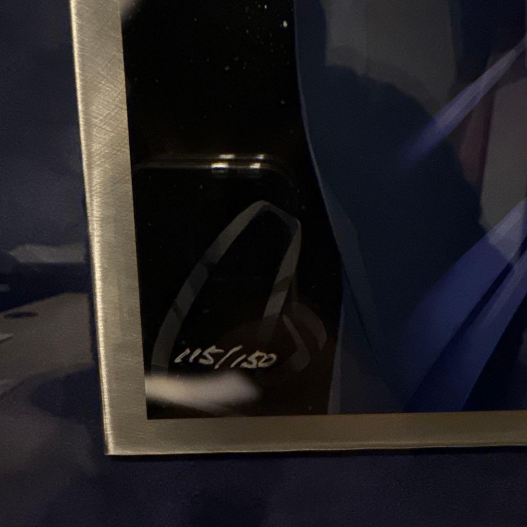 【カントク】　AZUL　アールビバン版画　M/E ミクスドメディア