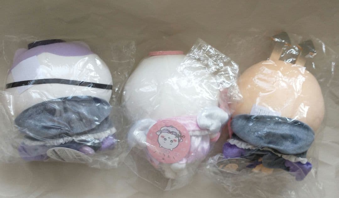 レア ちいかわ 公式てんし＆あくまぬいぐるみS 3種類 タグ付 新品未開封 匿名