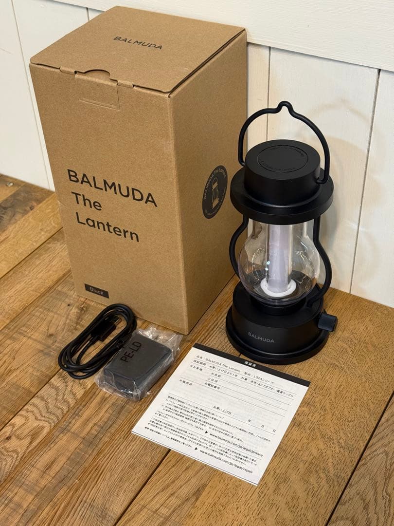 新品未 バルミューダ The Lantern L02A-BK Black