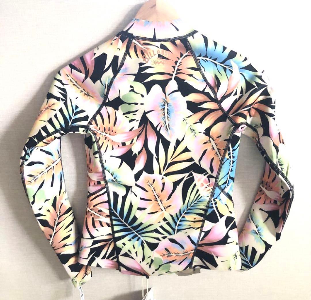 ビラボン レディース 長袖タッパー フロントジップ ウェットスーツ