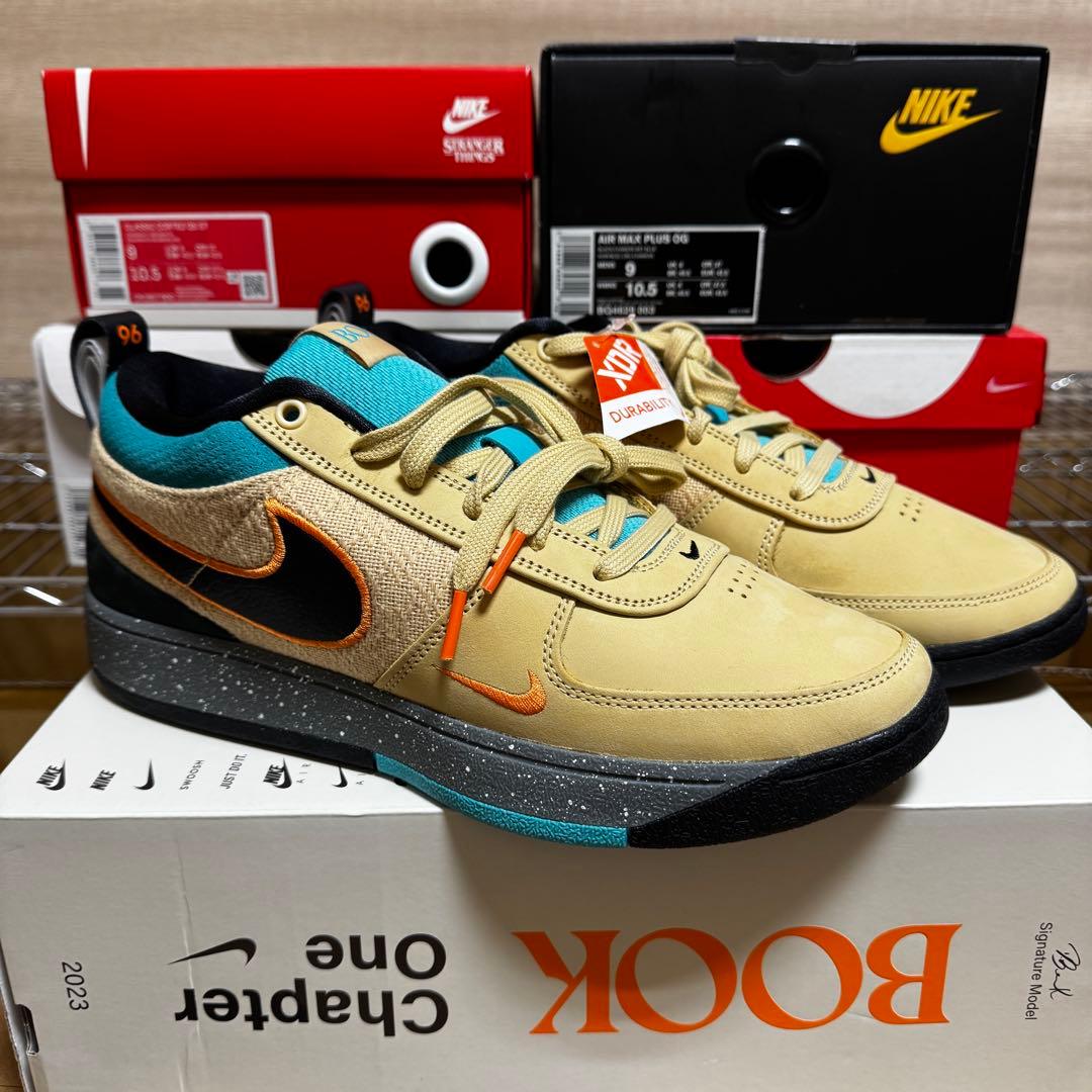 訳ありNIKE BOOK 1 モワブ 左右サイズ違い 左28.5cm 右28cm