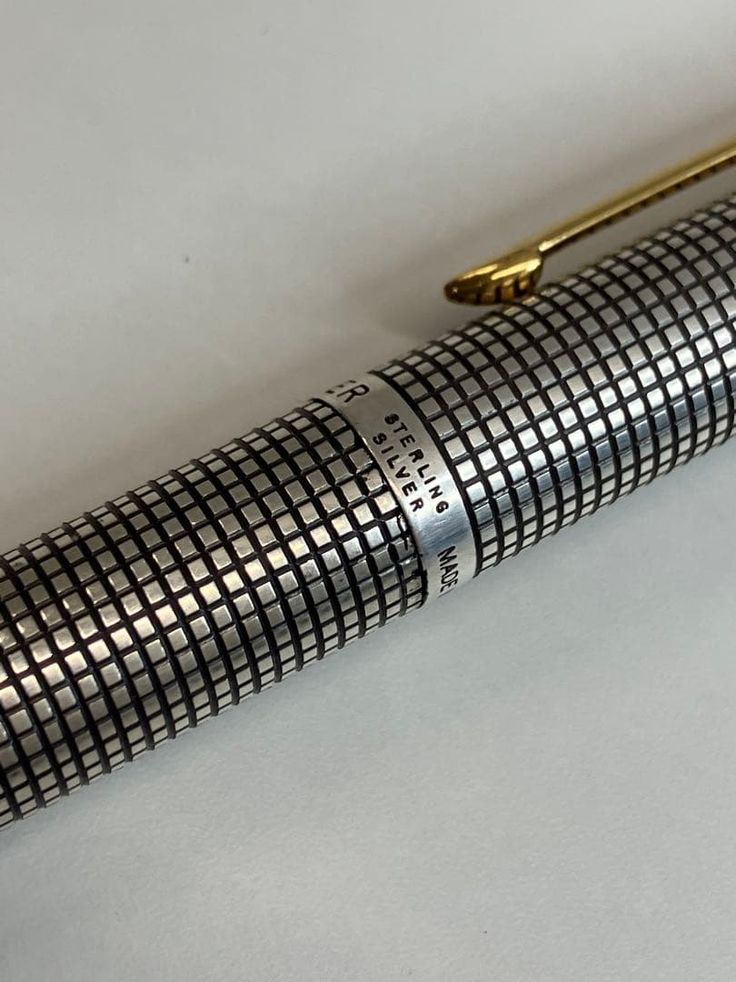 Parker パーカー 万年筆 シルバー silver【4272】