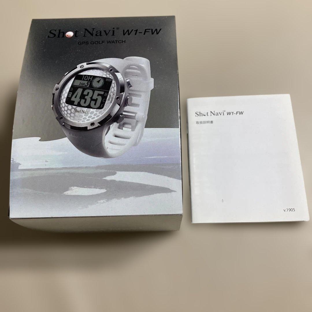 新品Shot Navi W1-FW GPSゴルフウォッチ ホワイト