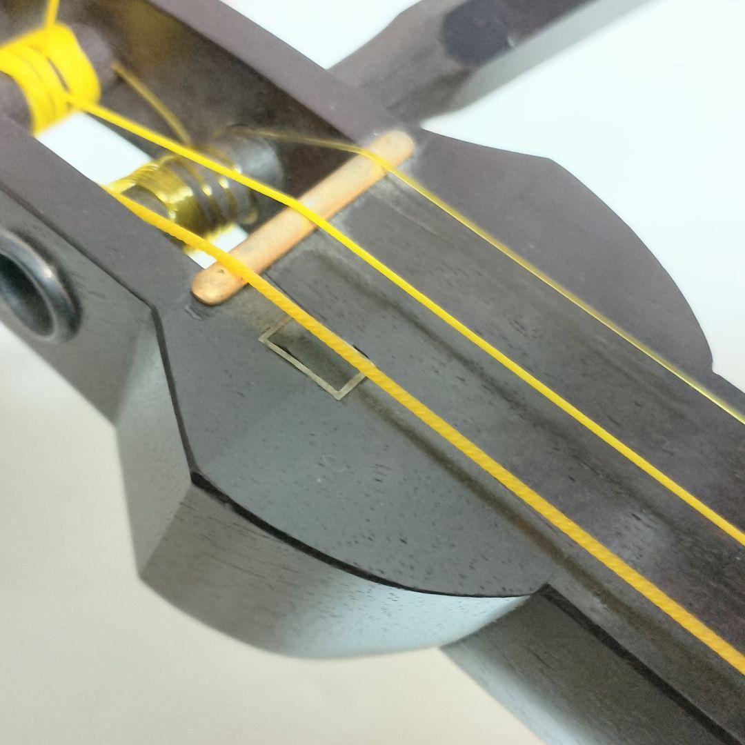 高級 紅木 or 紫檀　中棹三本継　三味線　東さわり付き