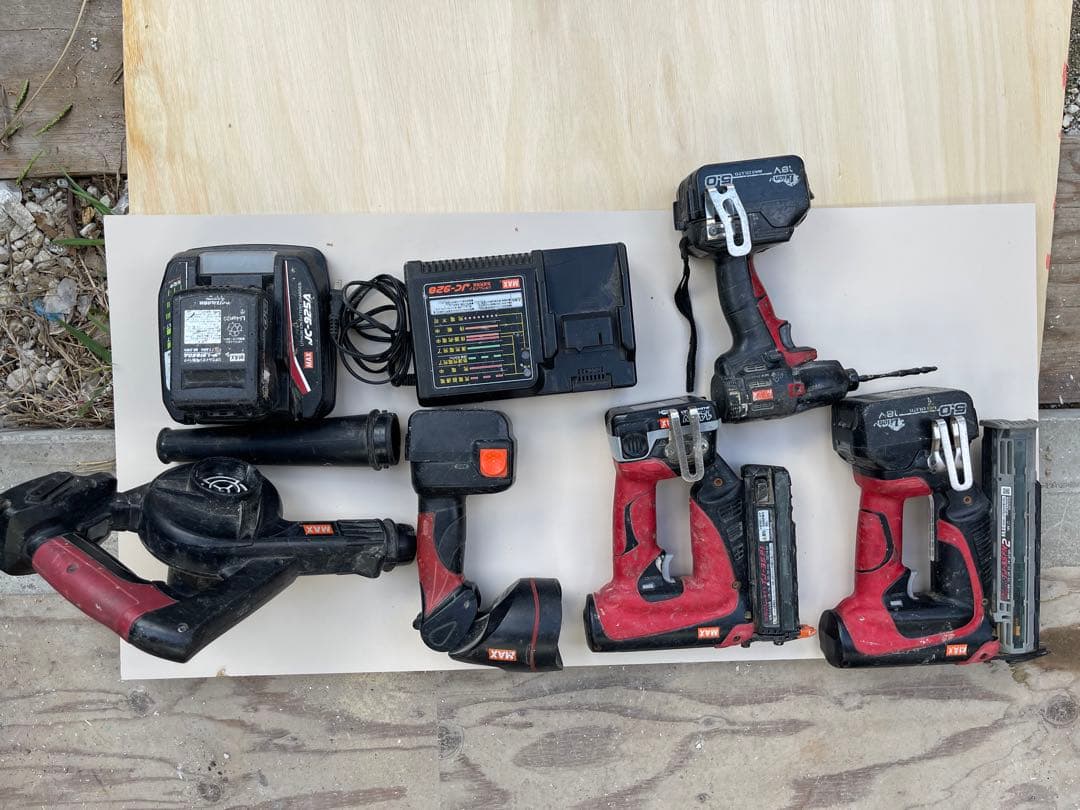 マックス充電　釘打ち　他