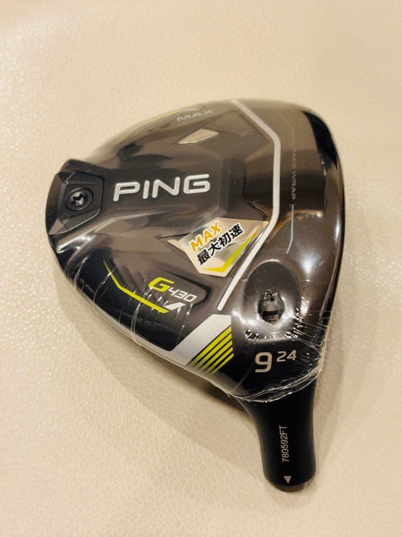 希少 新品 ピン PING G430 MAX フェアウェイウッド 9W ヘッド
