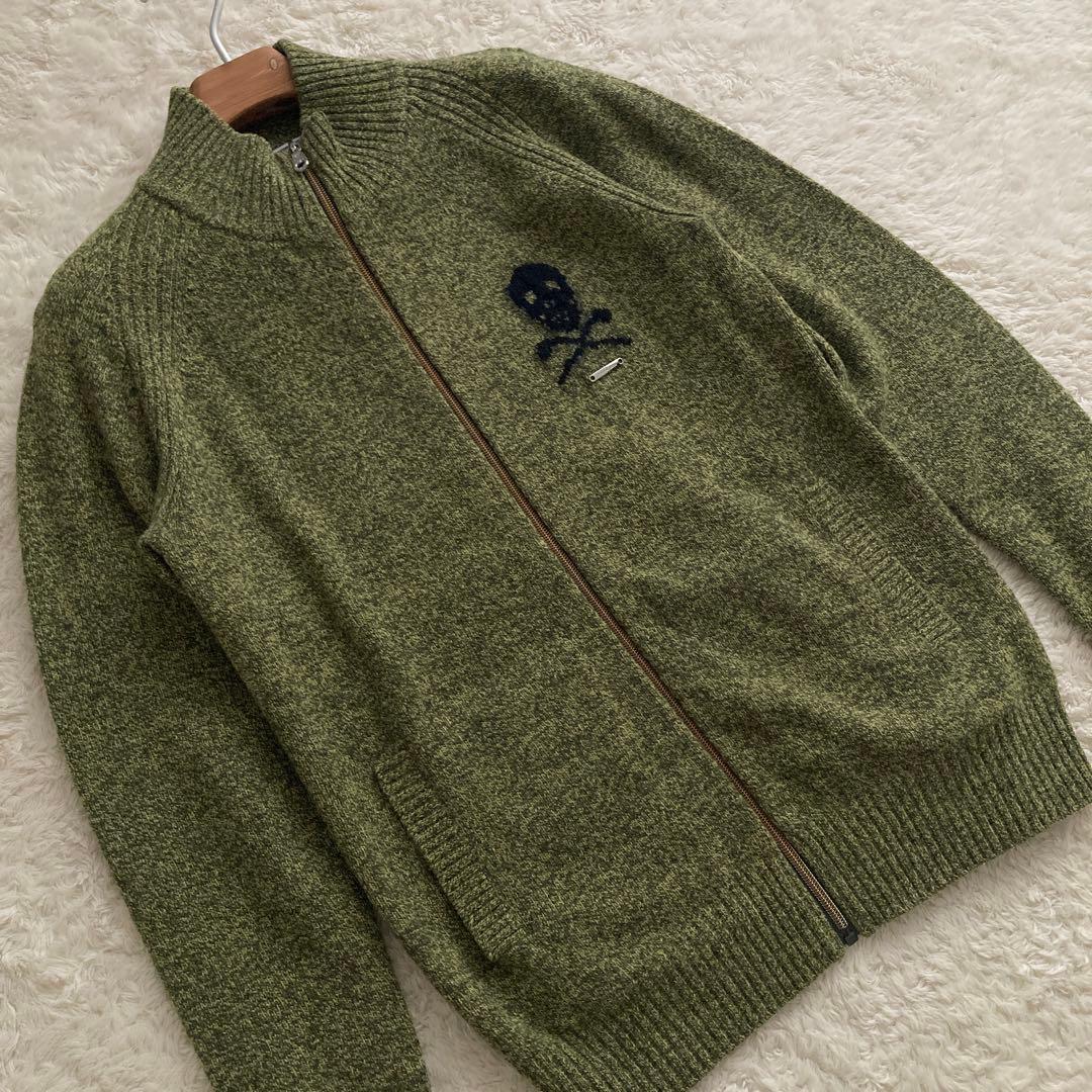 美品！MARK＆LONAマークアンドロナ　ジップアップ　セーター　S