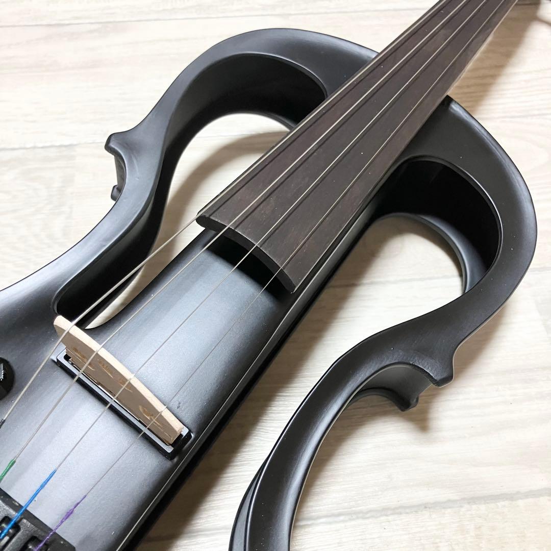 美品 hallstatt ハルシュタット CV-210E エレキバイオリン 黒