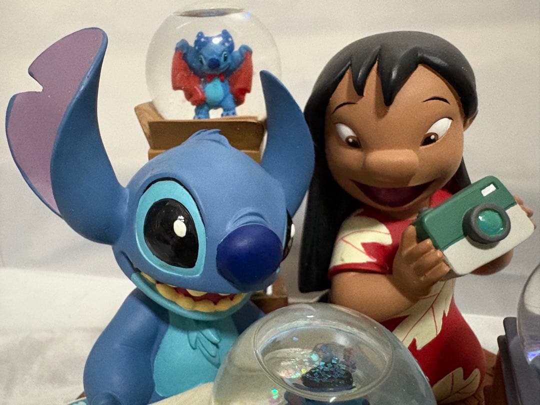 Kartoon★リロ＆スティッチ Dオークション500限定スノーグローブ