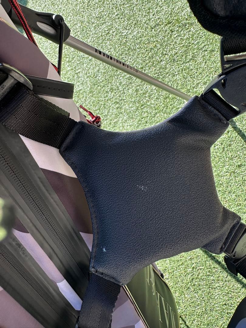 MARK&LONA スタンド式キャディバッグ グレーとブラック　ヘッドカバー付き