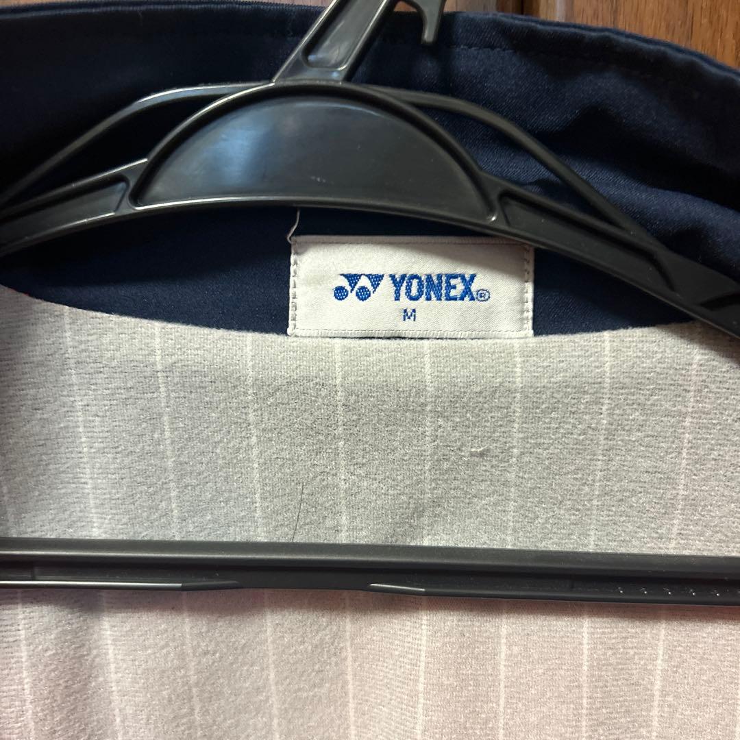 YONEX ジップアップジャケット オレンジ/紺