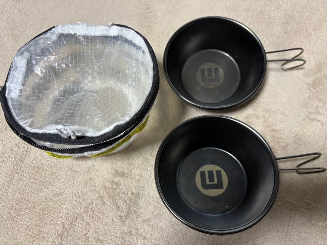 mmfシェラカップ 2個セット 収納ケース付き