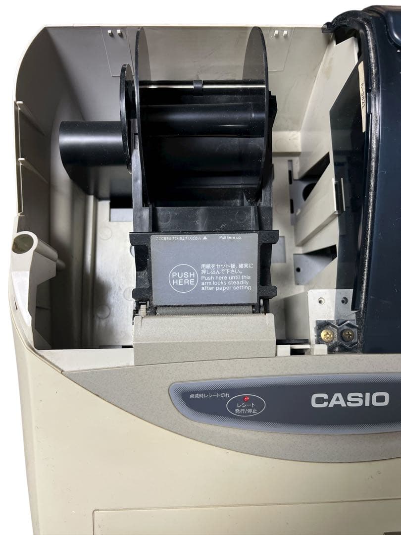 CASIO カシオ 電子レジスタ TE-100 通常動作確認済 鍵付き