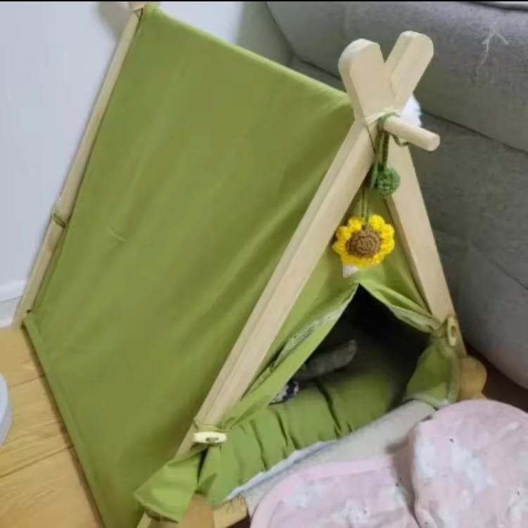 【おすすめ商品】犬猫テント 洗える通気性〇 重量20kgまで対応!! ホワイト