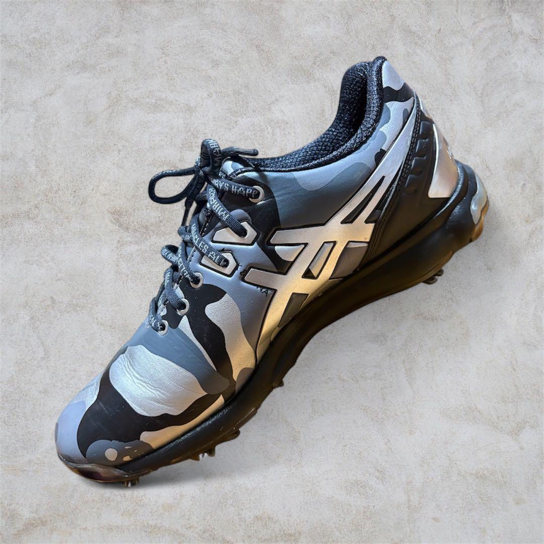 MARK & LONA カモフラージュ ゴルフシューズ　アシックスコラボ27cm