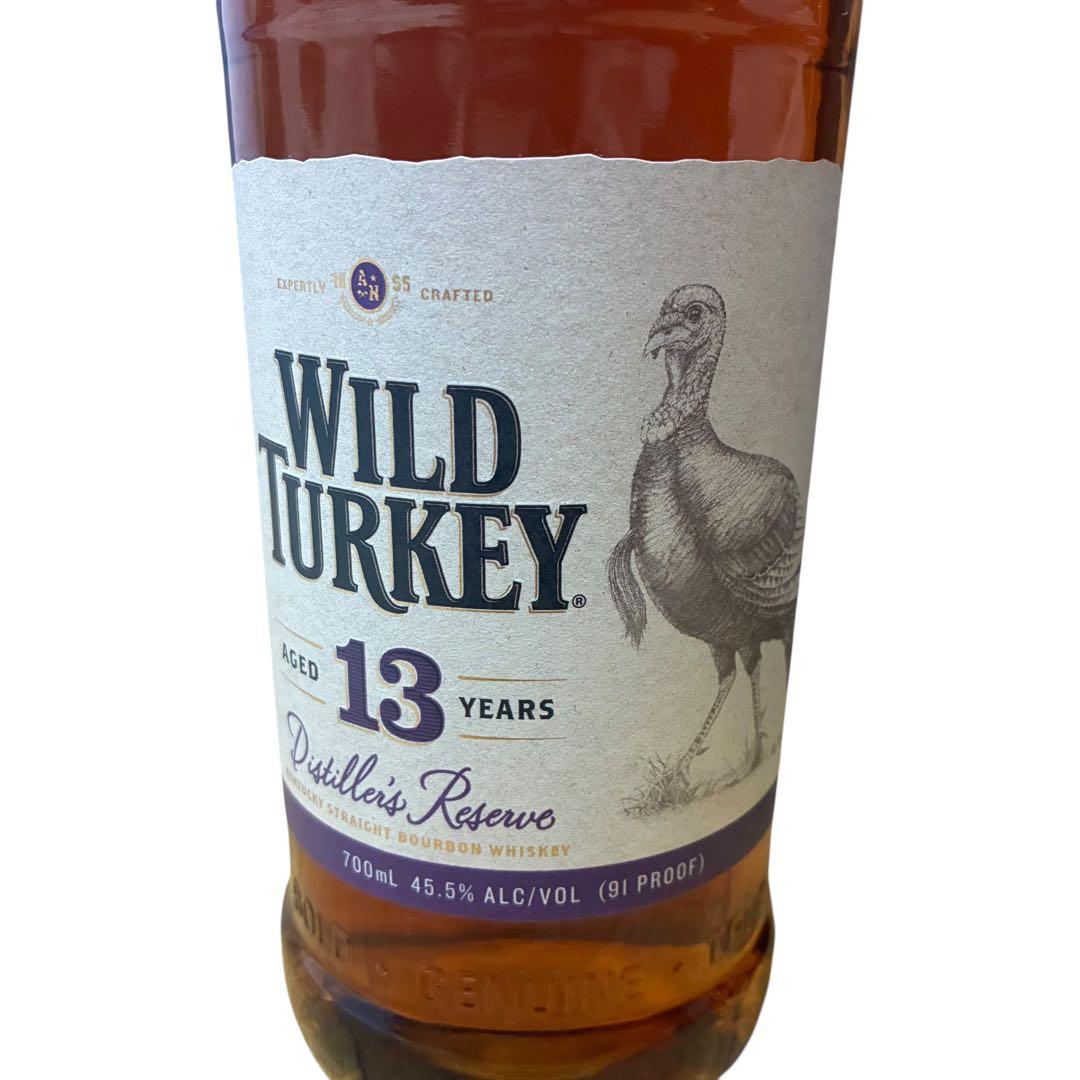 【未開栓】ワイルドターキー13年 700ml 45.5% バーボンウイスキー