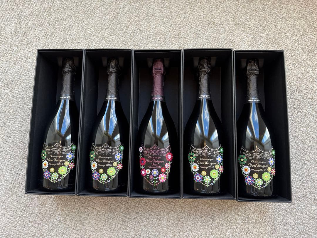 【新品未開封】ドンペリニョン★ヴィンテージ★村上隆★限定5本セット