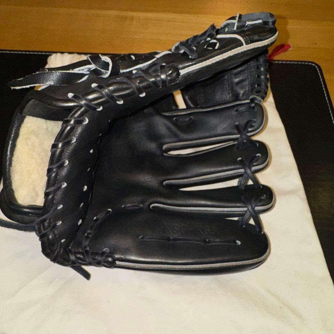 久保田スラッガー 投手用 硬式グローブ KSG-K65 ブラック 美品！