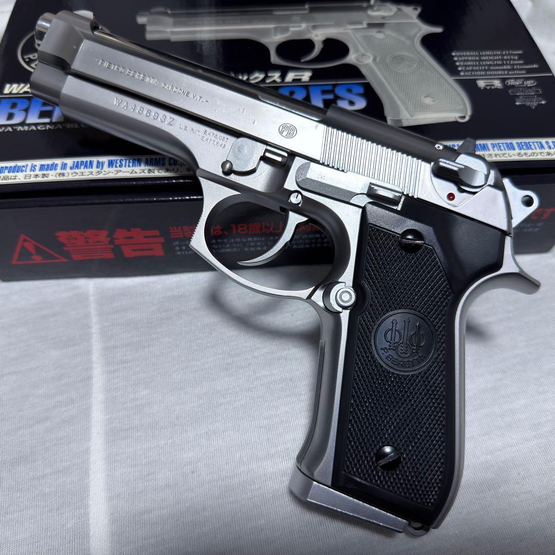 約948g【美品】日本製エアソフトガン WA M92FS R ウエスタンアームズ