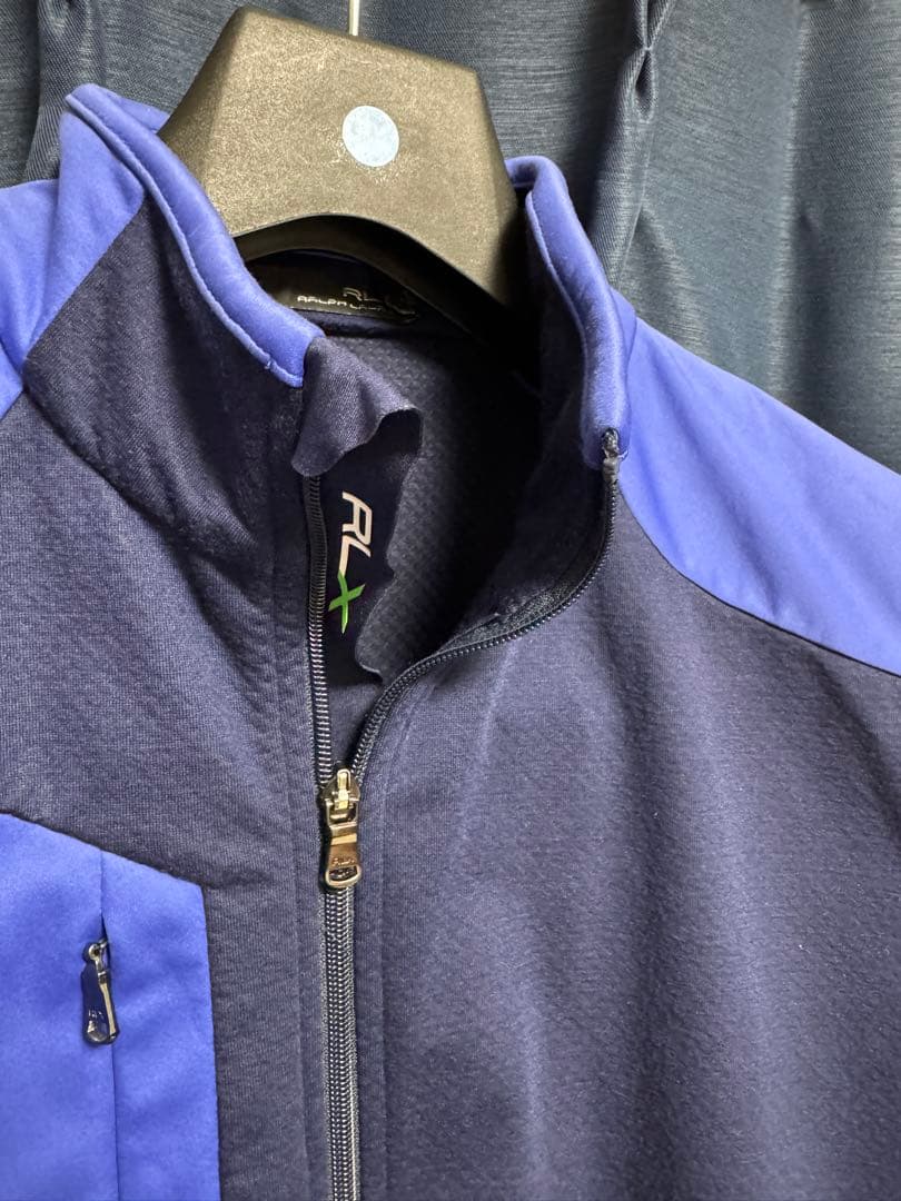 RLX ラルフローレン　ゴルフ　ネイビー/パープル ベスト　サイズUS L