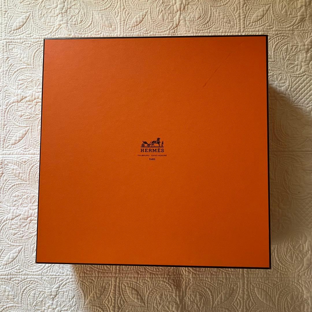 HERMES オレンジ box ケリー　バーキン　34.5✖️34.5✖️14